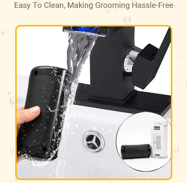 Multifunctional comb for detangling and grooming animal hair