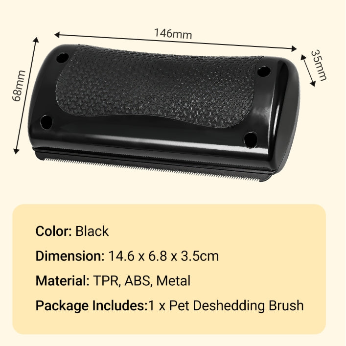 Multifunctional comb for detangling and grooming animal hair