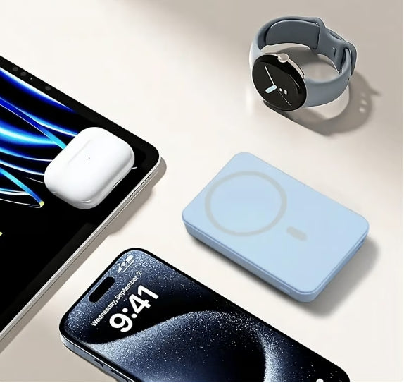 Magnetisches 20W Schnelllade-Powerbank 10000mAh – MagSafe 15W Wireless Charging 🔋⚡