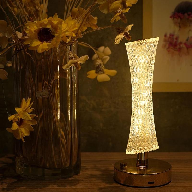 🌙💡 Wiederaufladbare Touch LED Nachtlicht Lampe mit 3 Farben – Ambientelampe für Schlafzimmer und Geschenkidee