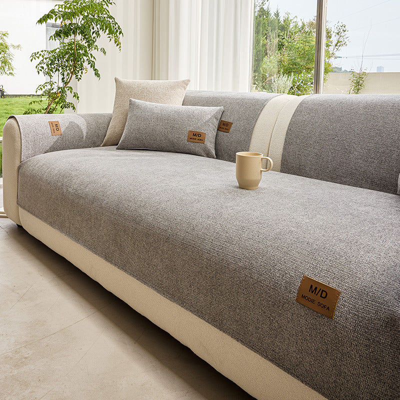 🛋️ Gepolsterte rutschfeste Sofaabdeckung – ultraweich, waschbar & kratzfest – ideal für Kinder und Haustiere 🐾