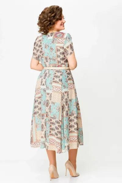 🔥 "NEUHEIT 2025 – Exklusiv nur in limitierter Stückzahl!" ✨ Patchwork-Kleid – bequem & elegant