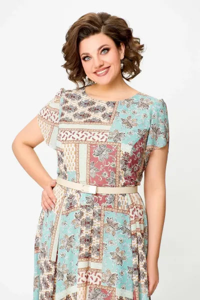 🔥 "NEUHEIT 2025 – Exklusiv nur in limitierter Stückzahl!" ✨ Patchwork-Kleid – bequem & elegant
