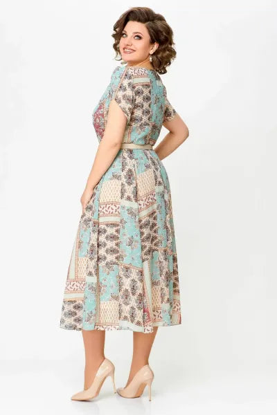 🔥 "NEUHEIT 2025 – Exklusiv nur in limitierter Stückzahl!" ✨ Patchwork-Kleid – bequem & elegant