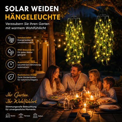 ☀️ 50 % Rabatt – Solar-Efeu-Lichterkette mit künstlichen Blättern – wasserdicht, 8 Beleuchtungsmodi & flexibel – perfekt für Garten, Balkon & Wanddekoration 🌿💡