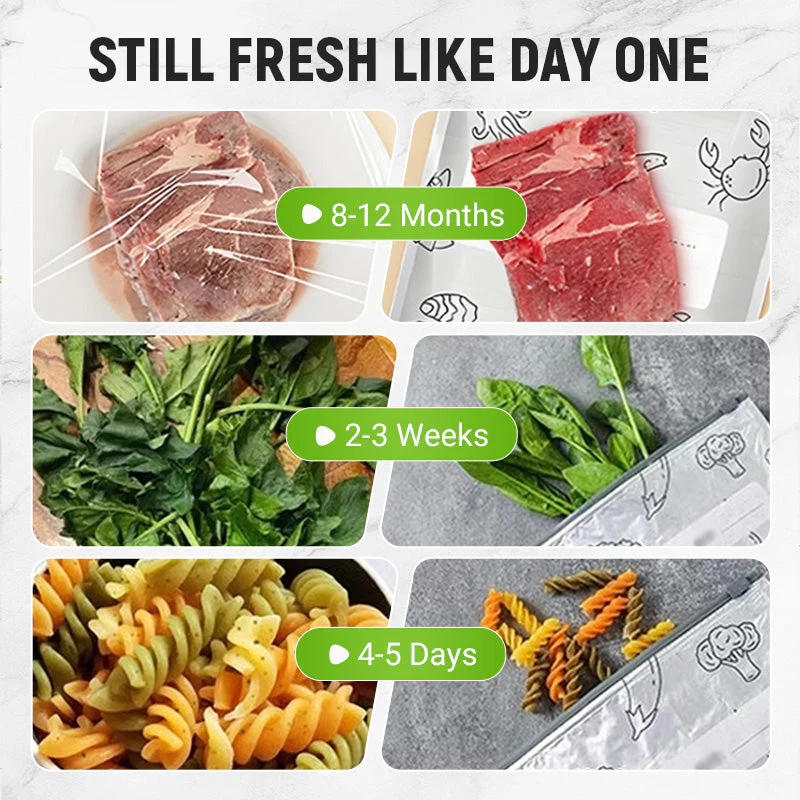 🌿Verschließbare Alu-Frischhaltebeutel wiederverwendbar - Jetzt 50% sparen
