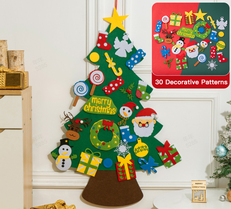 🎄Weihnachtsaktion - 49 % Rabatt🎁DIY-Filz-Weihnachtsbaum-Set