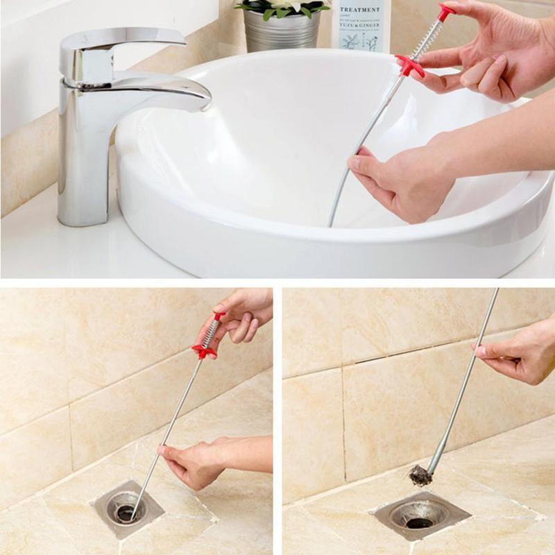 🧹 Toiletten- & Abflussgreifhaken – flexibel, rutschfest & effektiv gegen Verstopfungen, ideal für WC, Dusche & Küchenablauf 🚽🚰
