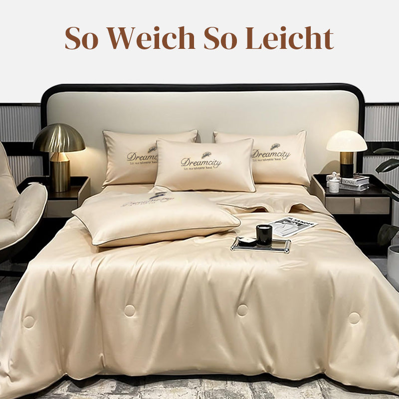 📢📢Letzter Tag – 50 % Rabatt!! ⏰4-teiliges Bettwäsche-Set – atmungsaktiv & kühlend, mit temperaturregulierender Funktion – für ganzjährig angenehmen Schlaf🛏️💤