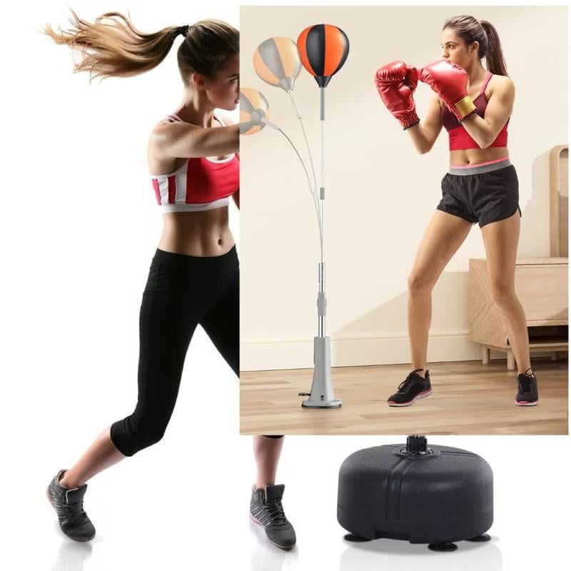 🥊 60% RABATT! 💪 Hochwertiger Box-Speedball mit Ständer – Höhenverstellbar, 360°-Rückprall & Ideal Für Jugendliche, Erwachsene & Heimgebrauch 🏠