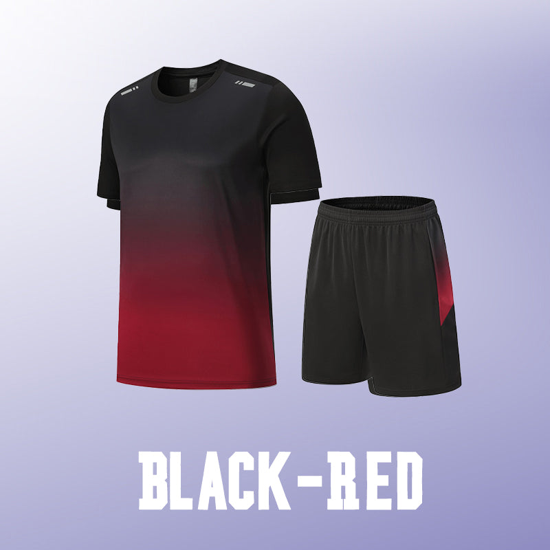 Sport-Set für Herren mit T-Shirt & Shorts – atmungsaktiv & schnelltrocknend