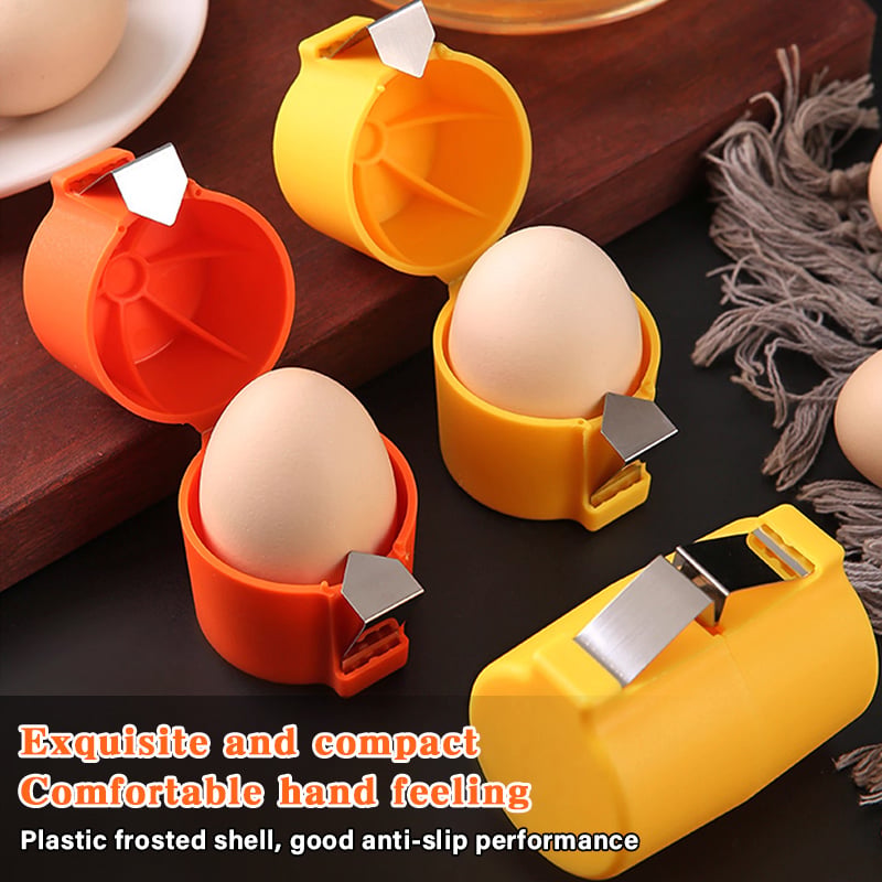 🍳 50 % Rabatt – 2-in-1 Eierknacker & Eigelb-Separator – hygienisch, einfach in der Handhabung & vielseitig für rohe und gekochte Eier 🥚