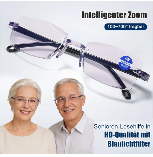 💎 60% RABATT! 💎 Autozoom-Lesebrille – Automatische Fokussierung, Ultraleicht & Kristallklare Sicht für Nah und Fern 👓✨