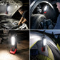 🔦 Wiederaufladbare COB-Arbeitsleuchte – 3000 Lumen Magnetische Inspektionslampe mit 360°-Drehhaken für Auto, Garage & Camping
