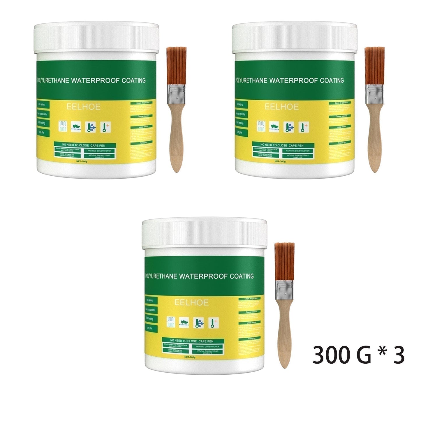 💧Transparenter wasserdichter Kleber inkl. Pinsel - Heute bis zu 50% Rabatt🔥