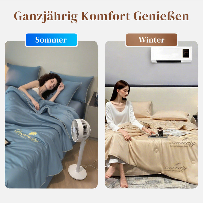 📢📢Letzter Tag – 50 % Rabatt!! ⏰4-teiliges Bettwäsche-Set – atmungsaktiv & kühlend, mit temperaturregulierender Funktion – für ganzjährig angenehmen Schlaf🛏️💤