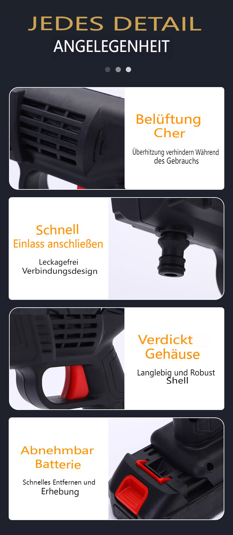Kabellose Hochdruckreiniger | Tragbar & Multifunktional | Jetzt bis zu 50€ sparen