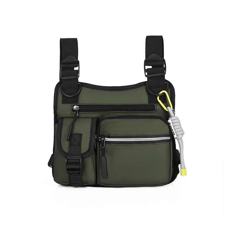 🔥Multifunktionale taktische Brusttasche mit verstellbarem Reißverschluss