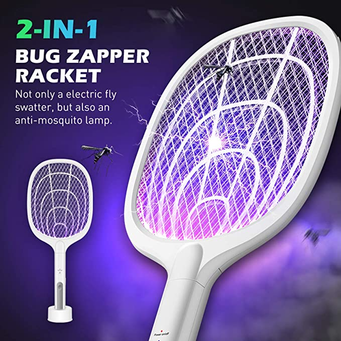 🦟 2-in-1 Mückenschläger & Nachtlicht – elektrisch, chemiefrei & leise, ideal für Zuhause, Schlafzimmer & Camping 🔋