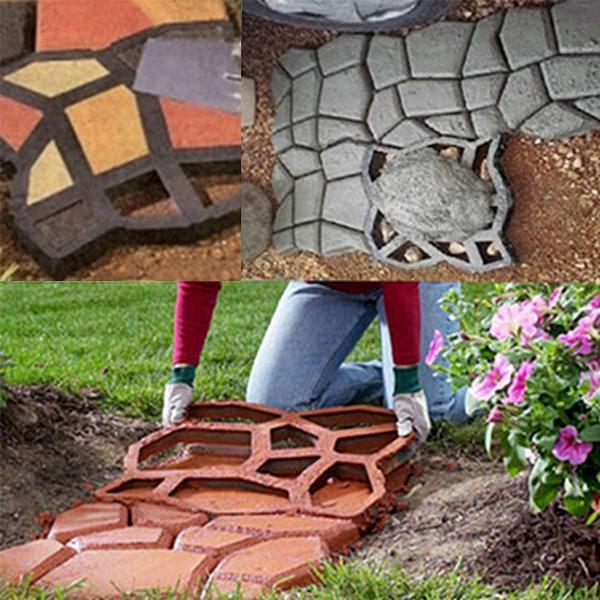 🧱 Pflasterform für Gartenwege – Wiederverwendbare Betonform für Gehwege, Terrassen & DIY-Gartengestaltung
