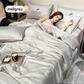 📢📢Letzter Tag – 50 % Rabatt!! ⏰4-teiliges Bettwäsche-Set – atmungsaktiv & kühlend, mit temperaturregulierender Funktion – für ganzjährig angenehmen Schlaf🛏️💤