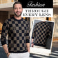 🔥 Herren kariert gedruckt Mock Neck Verdickter Pullover Pullover