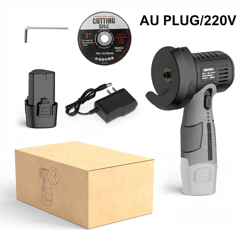 ⚙️ 12V Mini-Winkelschleifer – kompakt & leistungsstark für DIY-Projekte, inkl. Trennscheibe & Schutzhaube