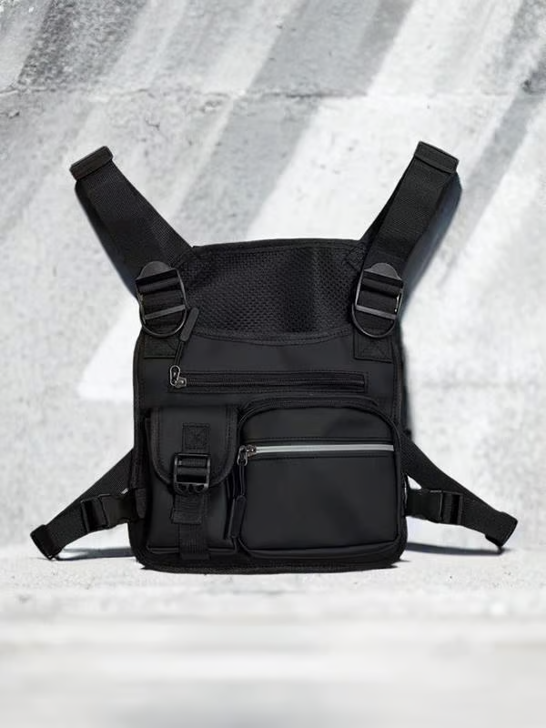 🔥Multifunktionale taktische Brusttasche mit verstellbarem Reißverschluss