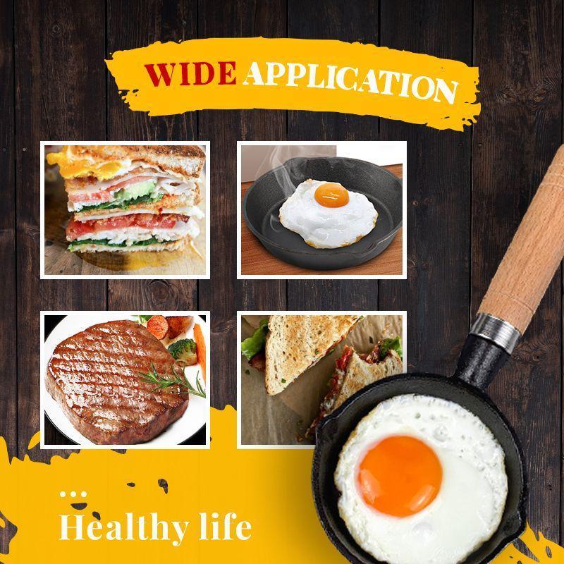 🍳 Mini-Gusstopf für heißes Öl – Kleiner Gusseisentopf zum Erhitzen, Würzen und Übergießen von Speisen