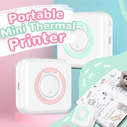 🔥Christmas Early Sale 80% off🔥【Print anytime, anywhere】Hot selling portable mini thermal printer