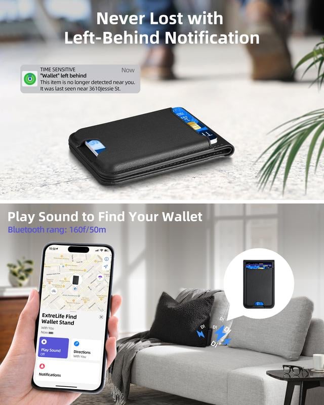 ✨️ Magnetisches Portemonnaie für iPhone 🎁 Das beste Geschenk für deinen Vater, Ehemann oder männlichen Freund
