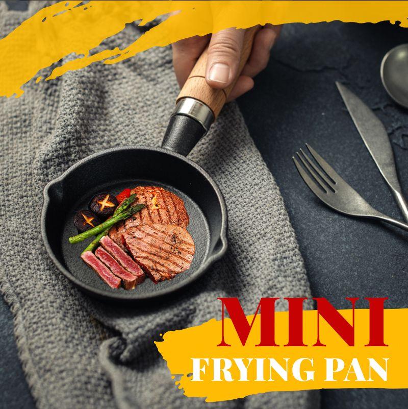🍳 Mini-Gusstopf für heißes Öl – Kleiner Gusseisentopf zum Erhitzen, Würzen und Übergießen von Speisen