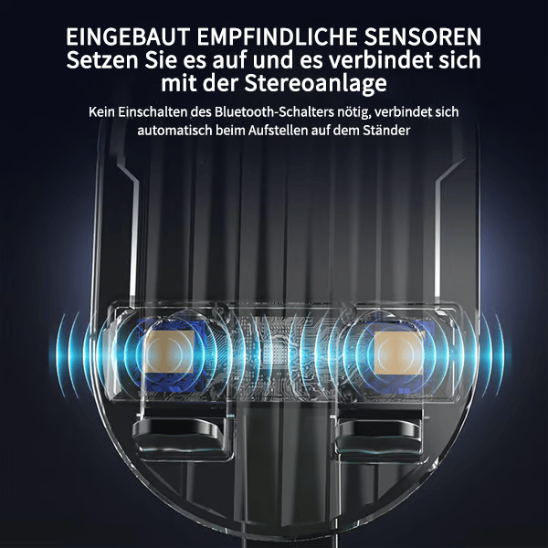 5-in-1 Handyhalterung mit Bluetooth-Lautsprecher & LED-Licht – 360° drehbar 📱🔊