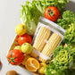 🥗 Extra starke Frischhaltebeutel mit Doppelverschluss – Lebensmittelechte Zip-Beutel für Kühlschrank und Gefrierfach