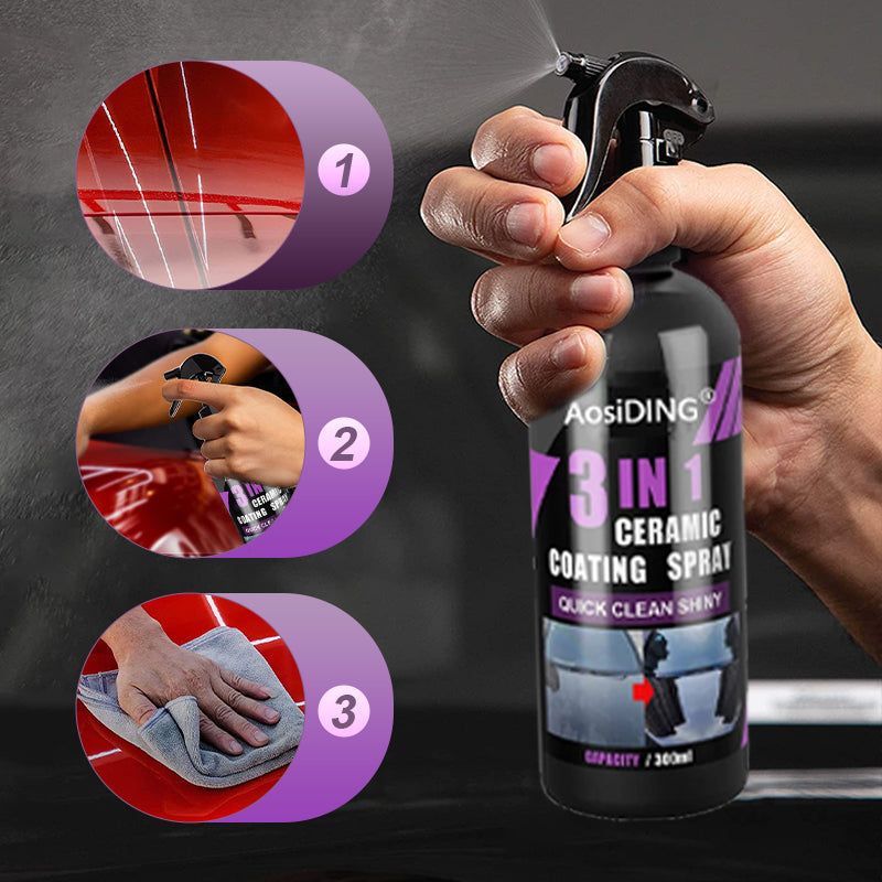 🚘✨3 - in - 1 Automobilkeramikbeschichtungsspray