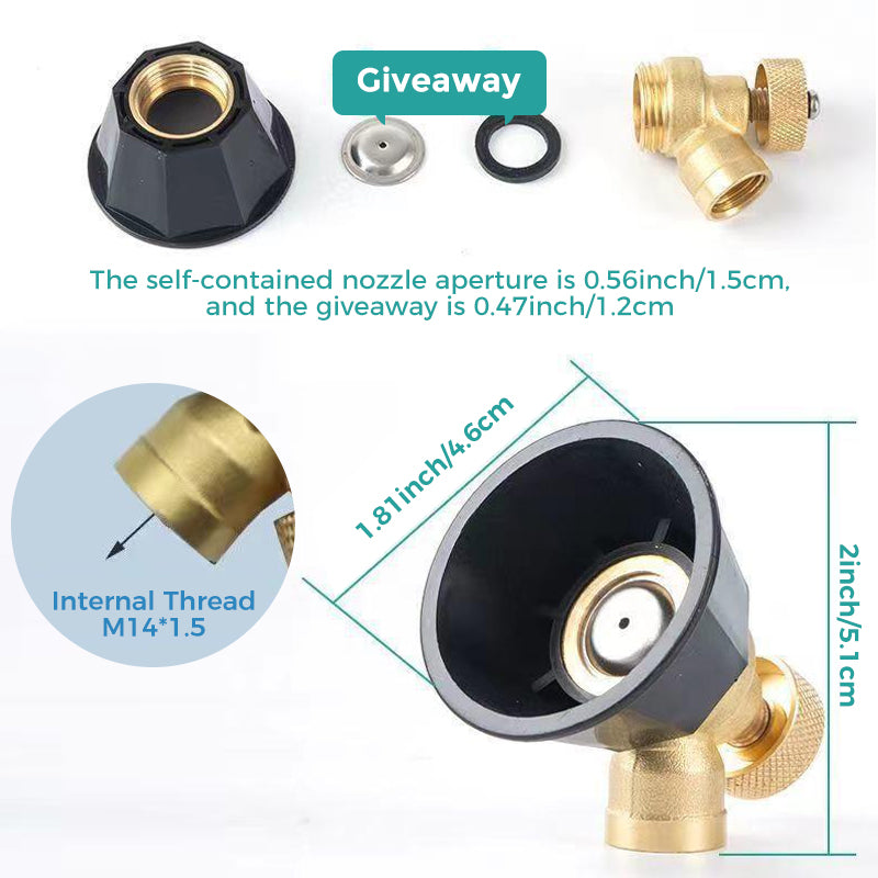 ⏳ Letzter Tag: 50 % auf das gesamte Sortiment!⏰Verstellbare Multifunktions-Sprühdüse – Feinnebel- bis Strahl-Einstellung für Garten, Reinigung, Fahrzeugpflege & Agrar