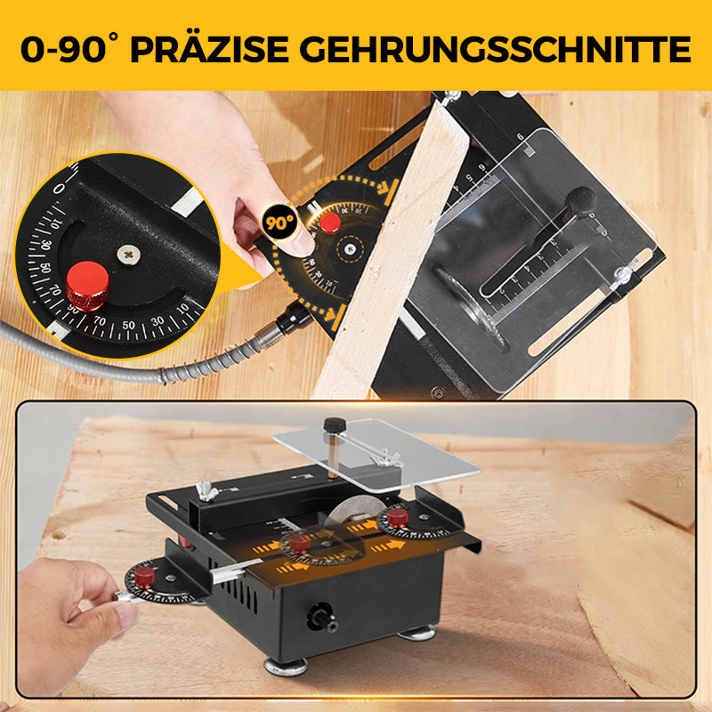 🔥🔥50 % Rabatt zum Muttertag🔥 🗜️Multifunktionale Präzisions-Mini-Tischkreissäge🔥