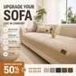 🛋️ Gepolsterte rutschfeste Sofaabdeckung – ultraweich, waschbar & kratzfest – ideal für Kinder und Haustiere 🐾