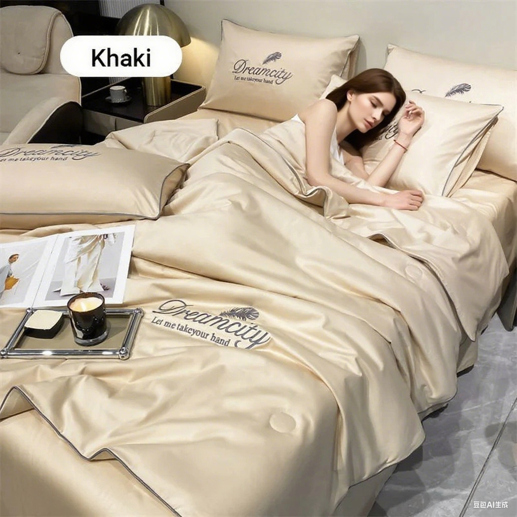 📢📢Letzter Tag – 50 % Rabatt!! ⏰4-teiliges Bettwäsche-Set – atmungsaktiv & kühlend, mit temperaturregulierender Funktion – für ganzjährig angenehmen Schlaf🛏️💤