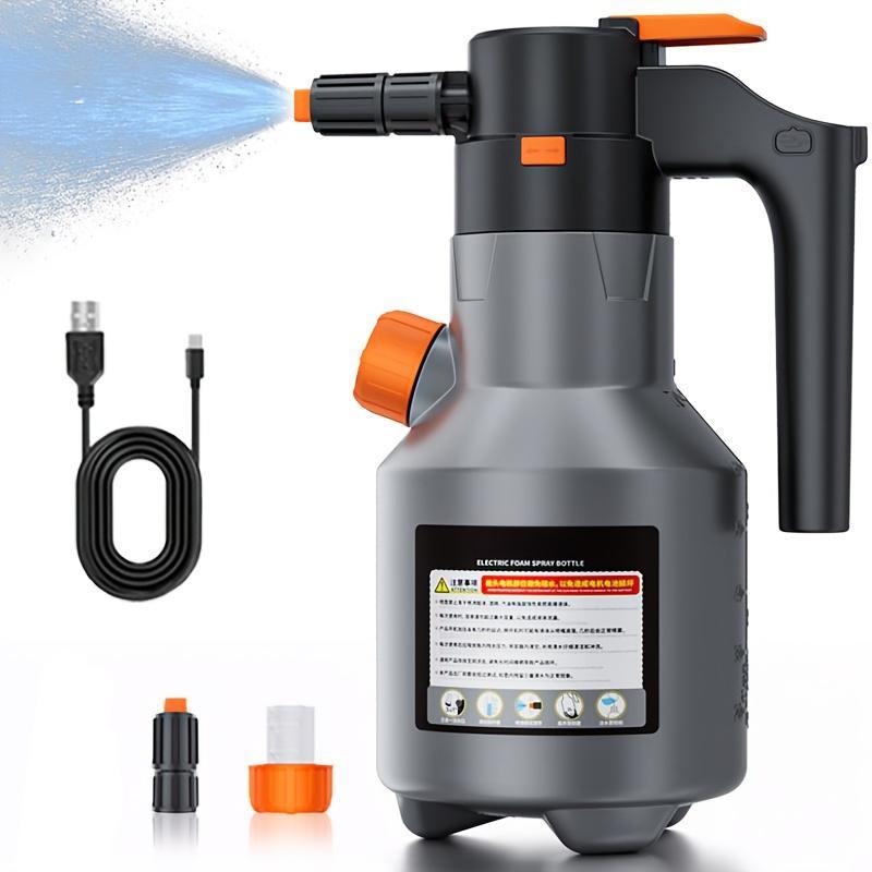 🧼 Kabelloser Elektro-Schaumspritzpistole für die Autowäsche – wiederaufladbarer PA-Schaumbecher, Druckluftunterstützung & leistungsstarke Reinigung 🚗
