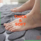 🛁 50% RABATT!🏠✨ Rutschfeste Memory-Foam-Badematte mit Kiesel-Velours – für Bad, Flur & Wohnzimmer