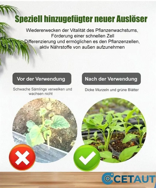 🪴Kaufen Sie 3 für 5 (8 Flaschen）🌼🌱 Pflanzenwachstums-Booster – Schnelle Wurzeln, üppige Blüten & gesundes Gemüse in 7 Tagen!✨