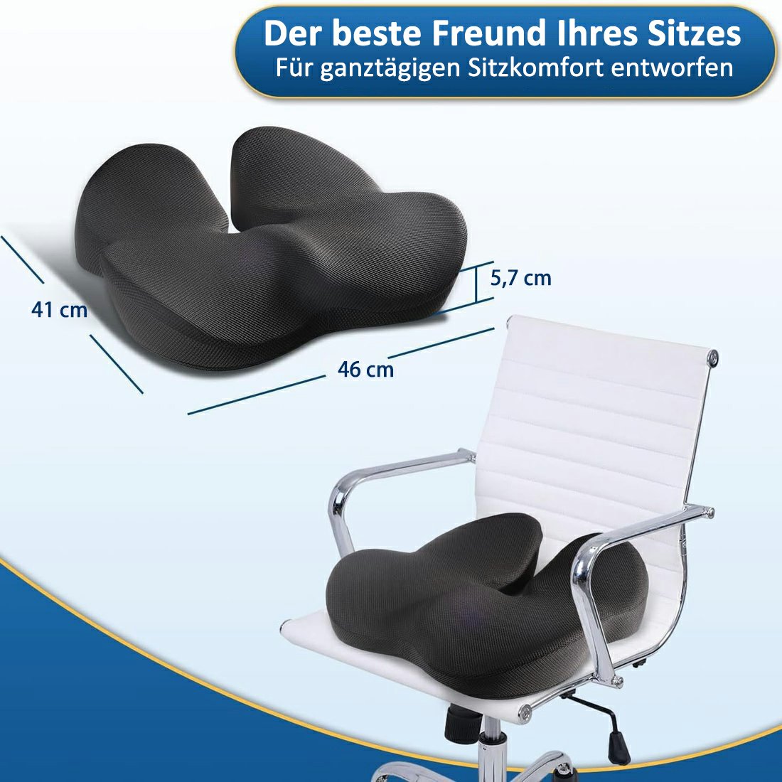 🎁LETZTER TAG 55％ RABATT🔥Ergonomisches Sitzkissen aus Memory-Schaumstoff