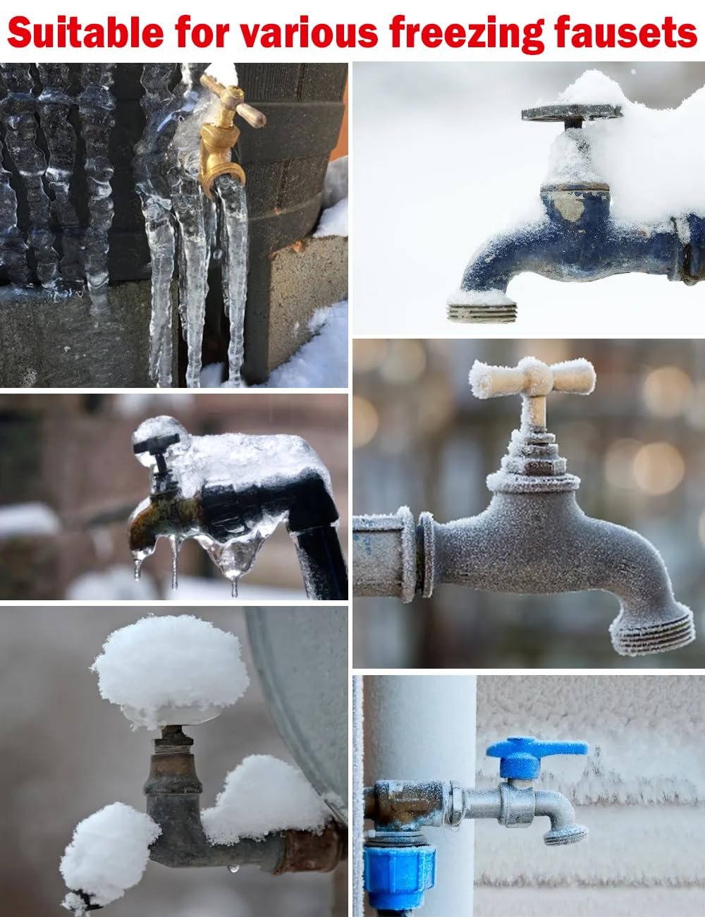 🎁 1+1 GRATIS❄️ Wasserhahn-Abdeckung mit Kordelzug – winterfester Frostschutz für Außenwasserhähne, warm & wasserdicht