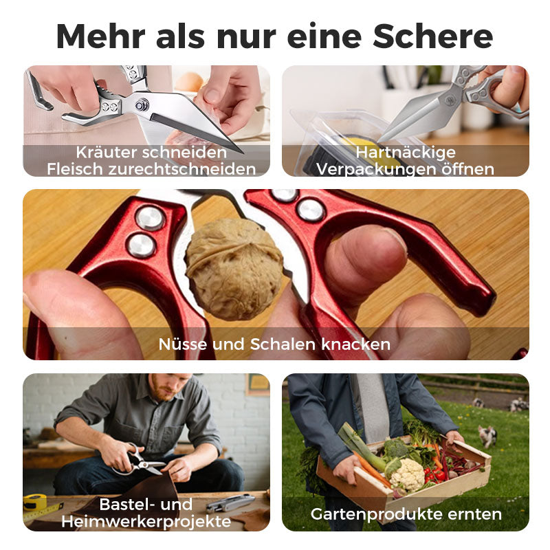🔥Multifunktionale Hochleistungs-Küchenschere✂️