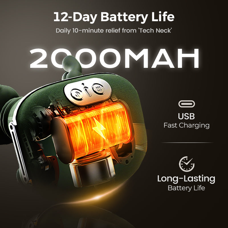 Gemütlicher Weihnachts-Nackenmassager – 3-Stufen Smart-Massagegerät ⏳ Solange der Vorrat reicht