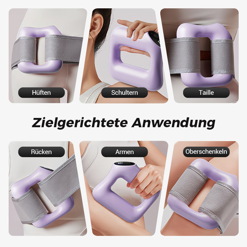 🔥 Nur für kurze Zeit: 50 % Rabatt 💪 Vibrations-Massagegerät mit Faszienring – Multifunktionaler Körpertrainer für Bauch, Beine & Taille