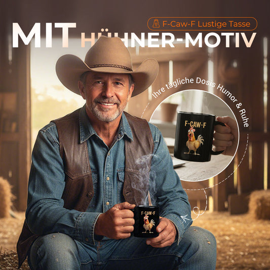 ⏳LETZTER TAG VERKAUF 50% RABATT!! F-Caw-F Lustige Hühner Tasse