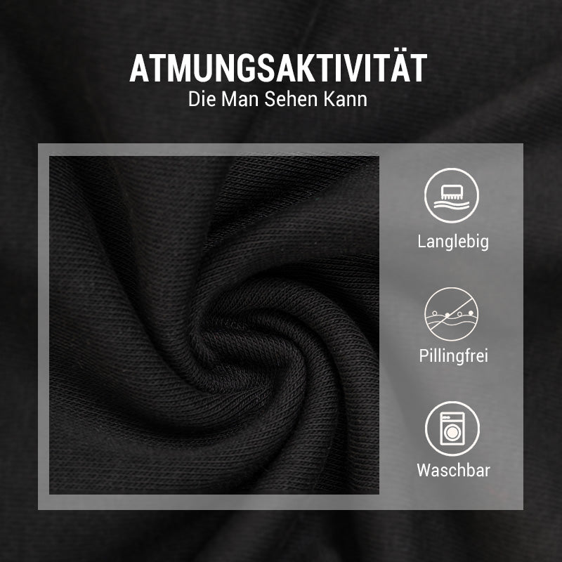 🔥Black-Friday-Mega-Angebot – 50 % Rabatt!🔥Slim Fit Langarm-T-Shirt für Herren mit Stehkragen