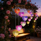 🦋 50 % Rabatt! Solar-Schmetterling Windspiel mit LED – Farbwechselnde Gartenleuchte für Balkon, Terrasse & Garten
